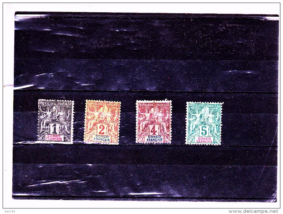 CONGO : Y&T : 12 à 15* - Unused Stamps