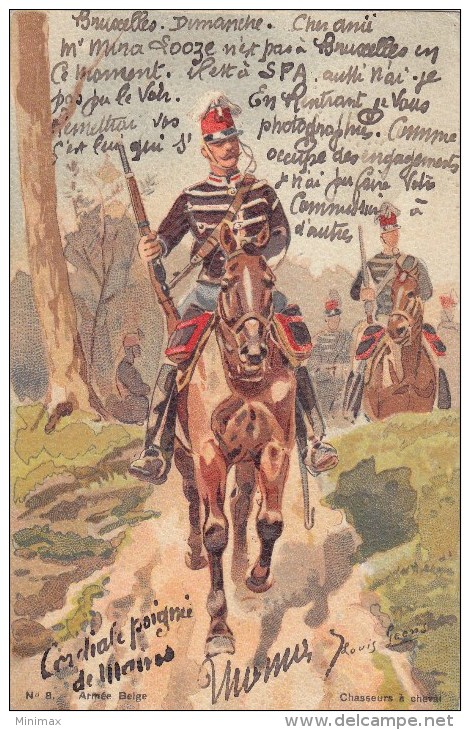 Armée Belge - Chasseurs à Cheval - 1905 - Uniforms