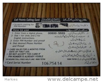 Prepaidcard Pakistan Some Lithe Writing On Backside Look Scan Not Perfect 2 Scans - Pakistan