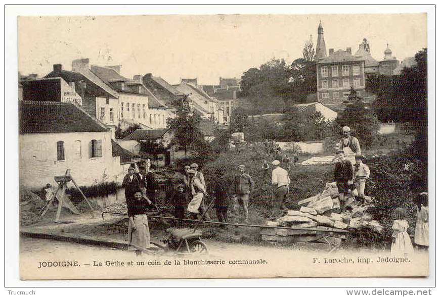 D12643 - JODOIGNE  -  La Géthe Et Un Coin De La Blanchisserie Communale - Jodoigne