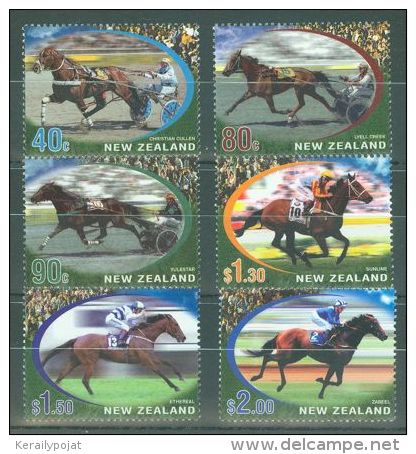 New Zealand - 2002 Racing Horses MNH__(TH-7923) - Unused Stamps