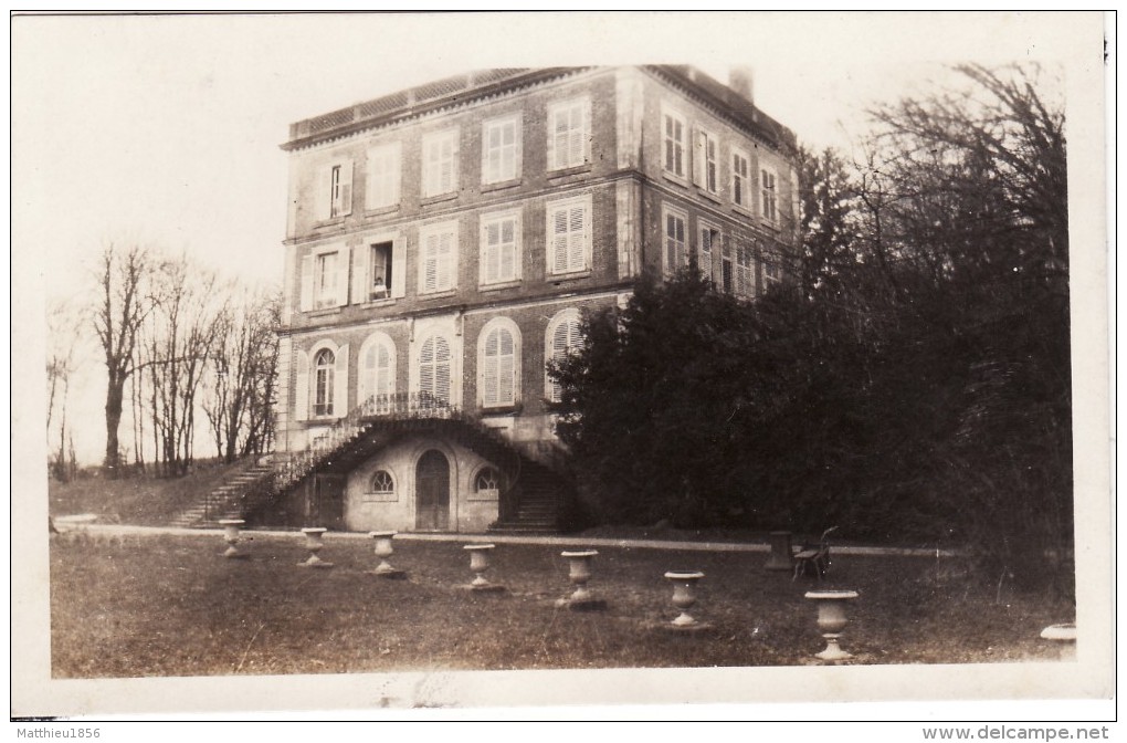 Photo Hiver 1918-1919 GONDRECOURT-LE-CHATEAU - Le Château Du Val D'Ornain (A112, Ww1, Wk 1) - Gondrecourt Le Chateau