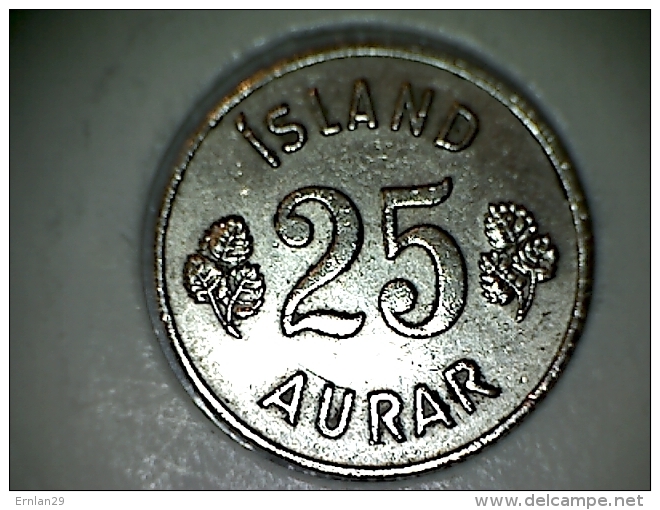 Islande 25 Aurar 1965 - Island
