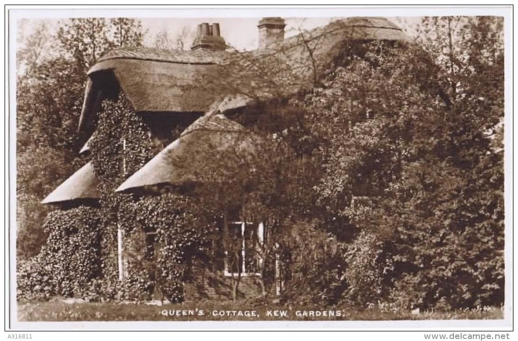 Cpa  QUEEN S COTTAGE KEW GARDENS - London Suburbs