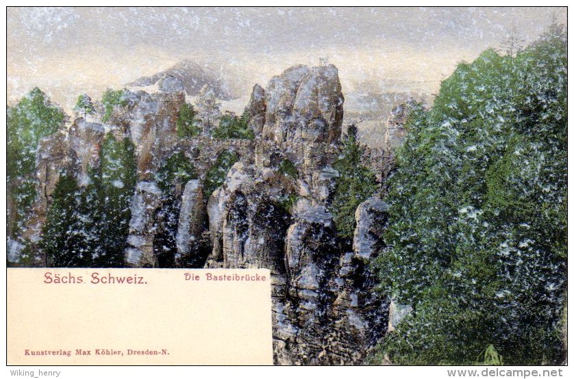 Bastei - Die Basteibrücke - Bastei (sächs. Schweiz)