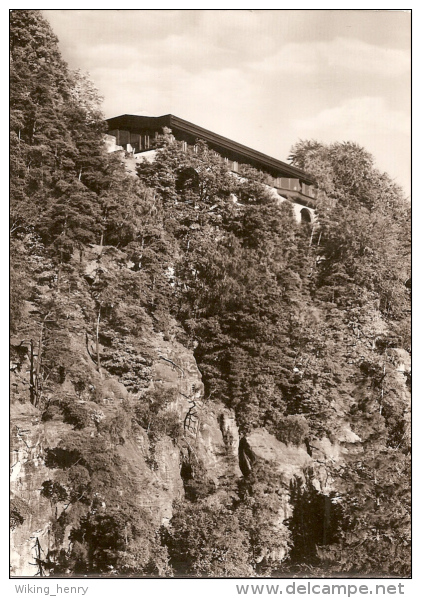 Bastei - S/w HO Berghotel Und Gaststätte Bastei - Bastei (sächs. Schweiz)