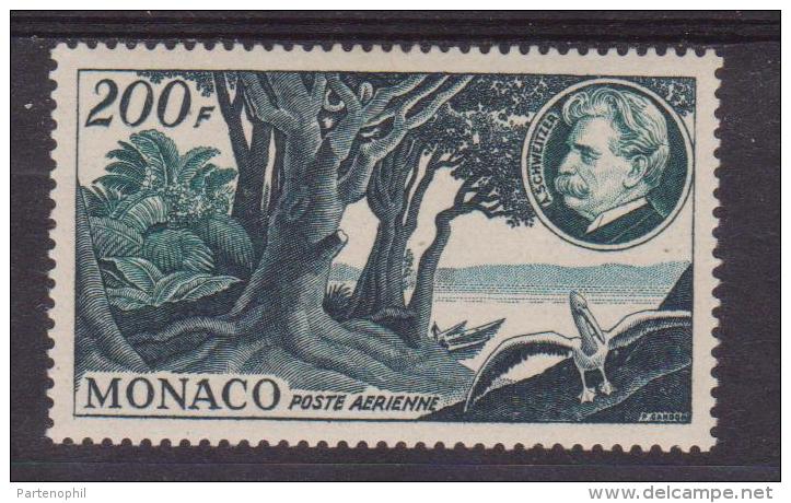 1955 - MONACO - ALBERT SCHWEITZER P.A. 59 MNH - Albert Schweitzer