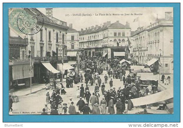 CPA 527 - Métier Marchands Ambulants Marché Place De La Mairie SABLE 72 - Sable Sur Sarthe