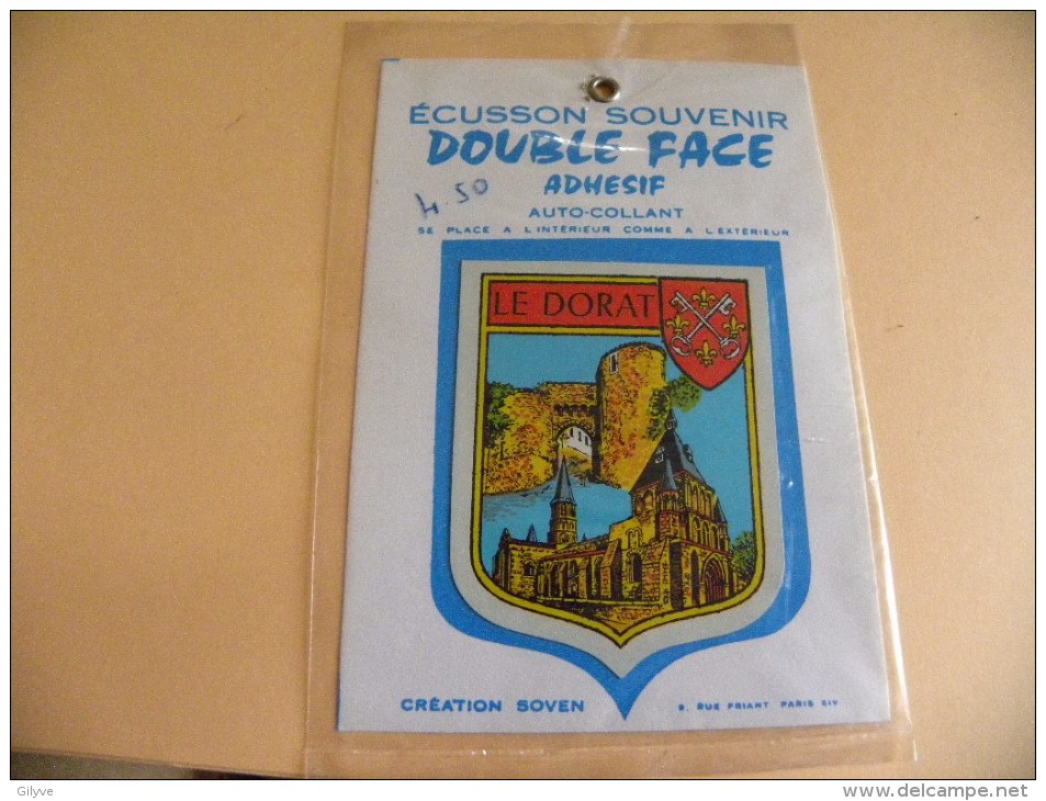 Autocollant, Double Face . LE DORAT  - Dans Sa  Pochette D'origine - (482 P20) - Pegatinas