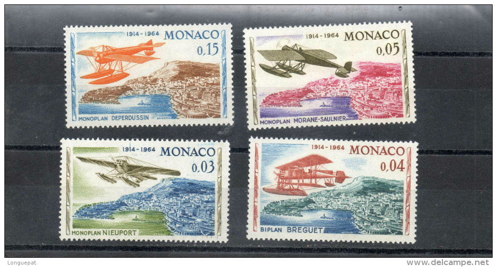 MONACO - Avions : Monoplan Niewport, Biplan Brèguet, Monoplan Morane-Saulnier, Monoplan Deperdussin - Rallye De Monaco - - Usados