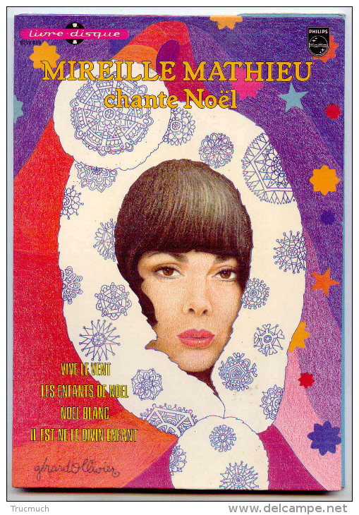 Livre Disque - Mireille MATHIEU Chante Noël  - Philips 6299 039 - Etat NEUF - Christmas Carols