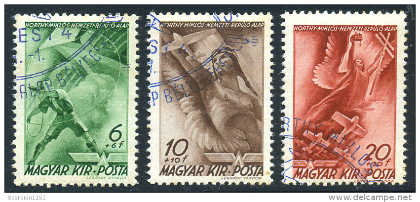 MAGYAR 1940 - Air Set Used. - Oblitérés