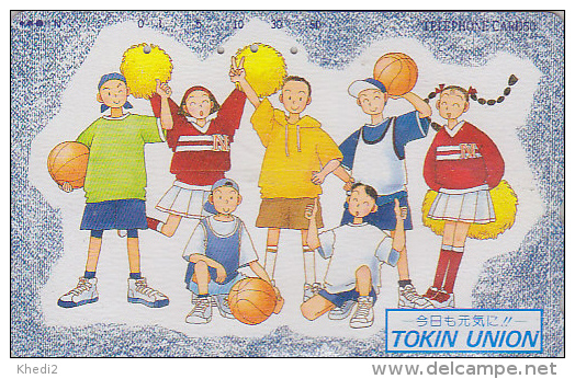 Télécarte JAPON / 410-16110 - SPORT - BASKETBALL BASKET BALL - Sports JAPAN Free Phonecard Telefonkarte - 118 - Sport