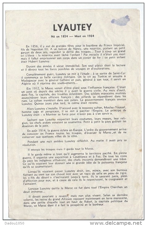 LYAUTEY 1854 1934 - Documents