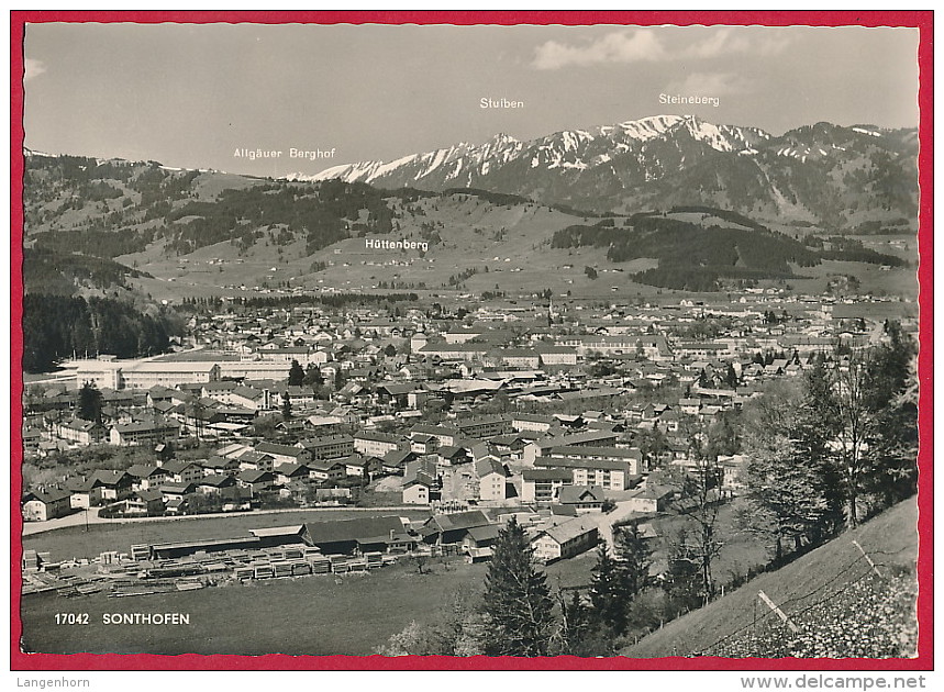 Foto-AK SONTHOFEN Im Allgäu ~ 1969 - Sonthofen