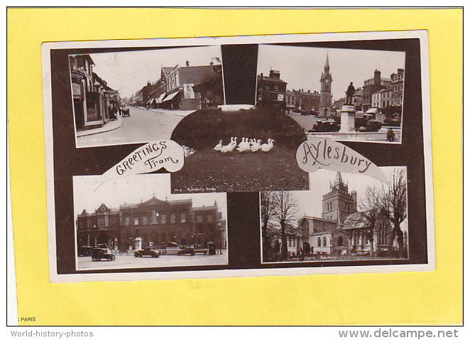 CPA -  Greetings From AYLESBURY  - Multivues -  écrite Et Timbrée 1932 - Buckinghamshire