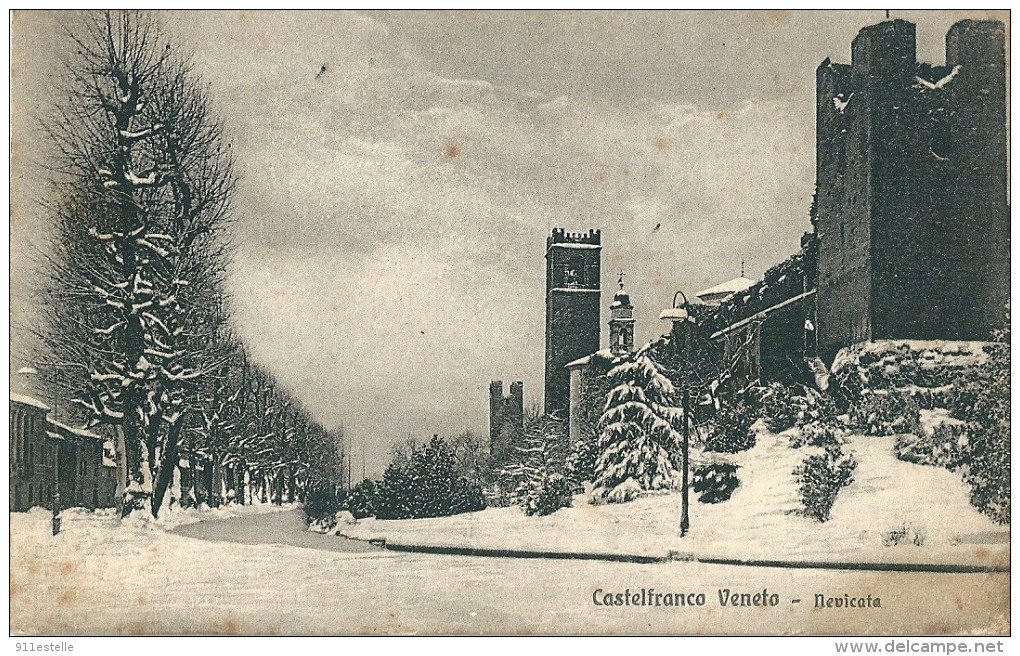 Italie  CASTEFRANCO  VENETO  -  NEVICATA  ( Neige ) - Altri & Non Classificati