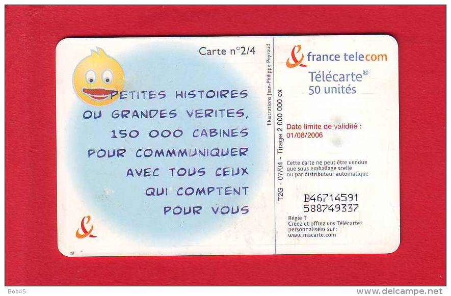 882 - Telecarte Publique Les Petits Gestes 2 Boa (F1329B) - 2004