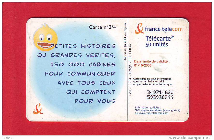 886 - Telecarte Publique Les Petits Gestes 2 Boa (F1329E) - 2004