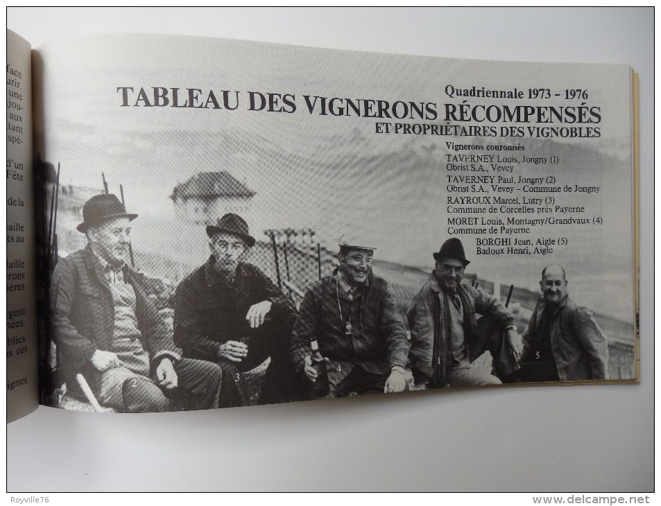 Programme Officielle De La Fête Des Vignerons De Vevey En Suisse. - Programmes