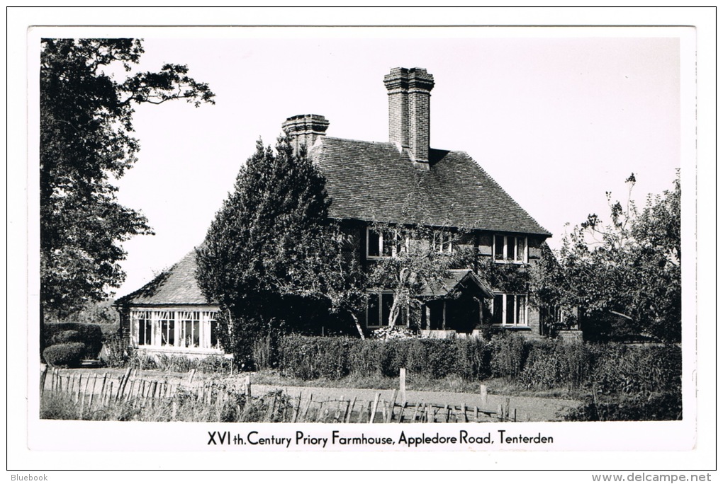 RB 1046 -  Real Photo Postcard - XVIth Century Priory Farmhouse Appledore Road Tenterden Kent - Other & Unclassified