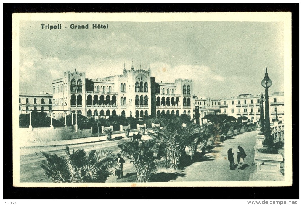 Tripoli Grand Hotel / Postcard Circulated - Libye