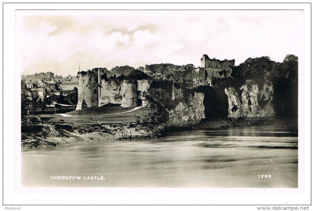 RB 1047 - 1957 Real Photo Postcard - Chepstow Castle - Monmouthshire Wales - Monmouthshire