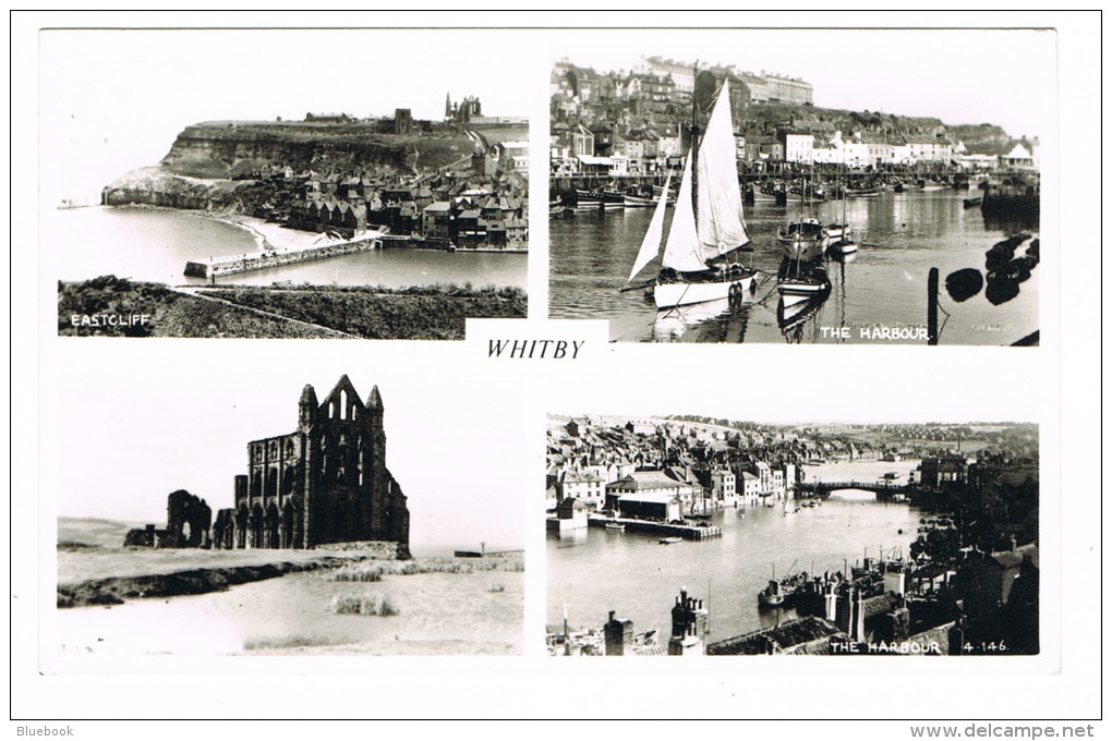 RB 1047 - 1960 Judges Real Photo Multiview Postcard - Whitby Yorkshire - Whitby