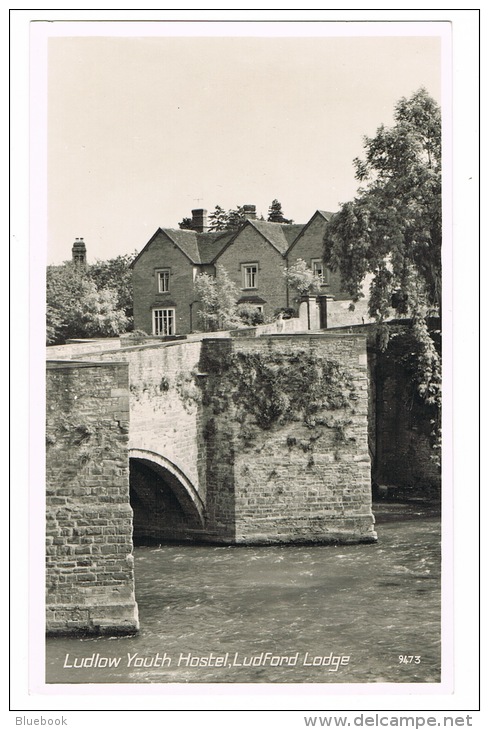 RB 1047 - 1958 Postcard - Ludlow Youth Hostel - Ludford Lodge - Shropshire Salop - Shropshire