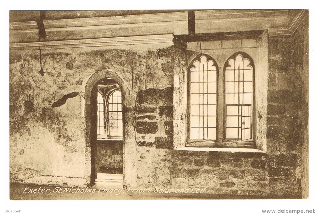 RB 1049 - Early Postcard - St Nicholas Priory - Solar &amp; Cell - Exeter Devon - Exeter