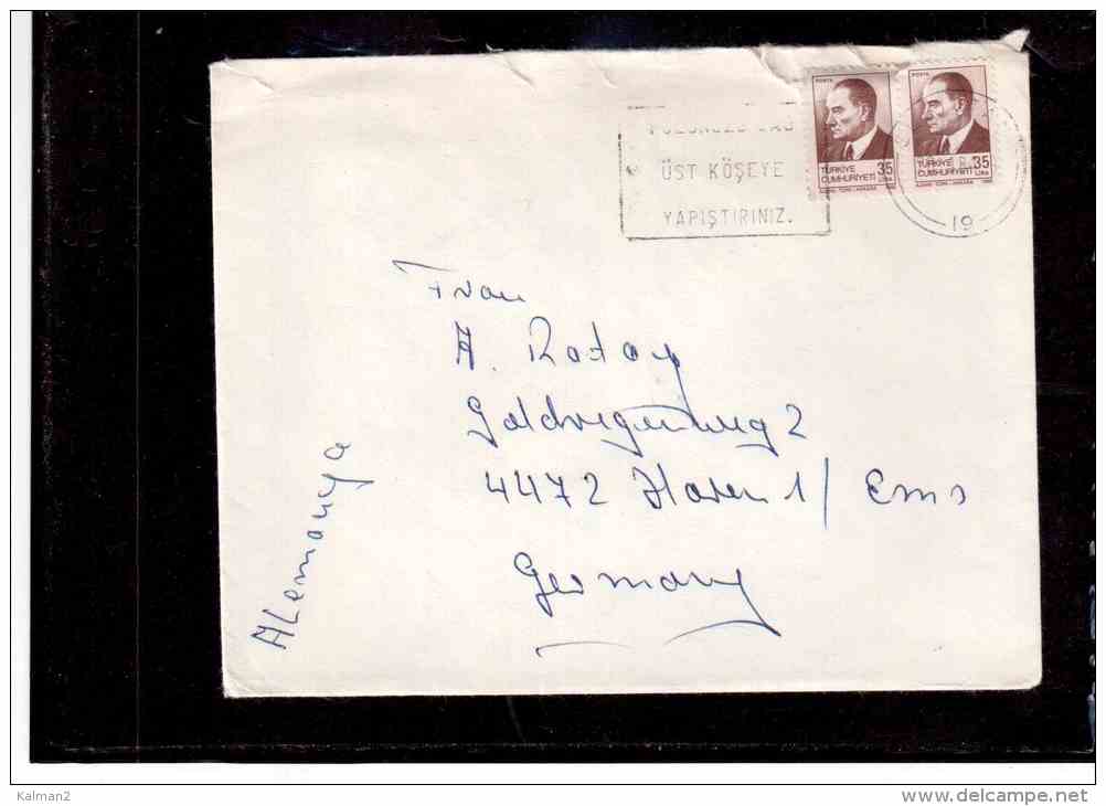 TEM2103   -  TURKEY POSTAL HISTORY    / - Brieven En Documenten