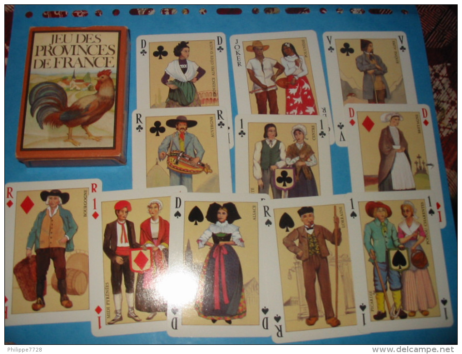 Jeu De 54  Cartes Des Provinces De FRANCE    Neuf Et Complet - Playing Cards (classic)