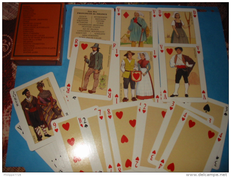 Jeu De 54  Cartes Des Provinces De FRANCE    Neuf Et Complet - Playing Cards (classic)