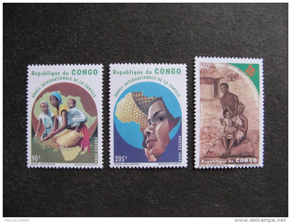 Congo:  TB Série N° 998 Au N°1000 , Neufs XX. GT. - Neufs