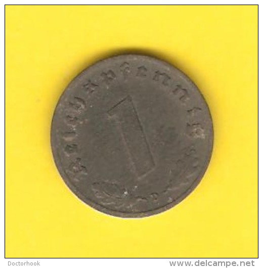 GERMANY  1 REICHSPFENNIG 1941 D (KM # 97) - 1 Reichspfennig