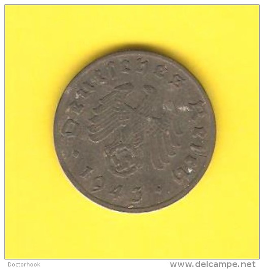 GERMANY  1 REICHSPFENNIG 1943 A (KM # 97) - 1 Reichspfennig