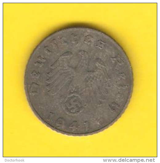 GERMANY  5 REICHSPFENNIG 1941 J (KM # 100) - 5 Reichspfennig