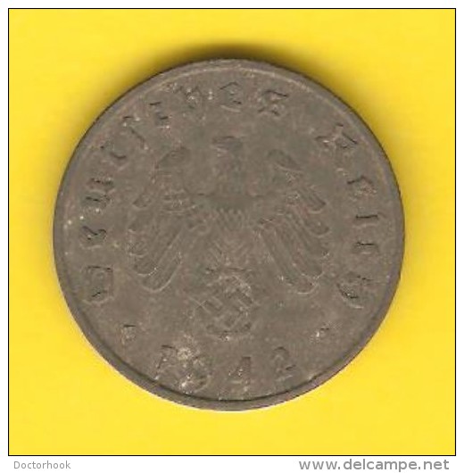 GERMANY  10 REICHSPFENNIG 1942 F (KM # 101) - 10 Reichspfennig