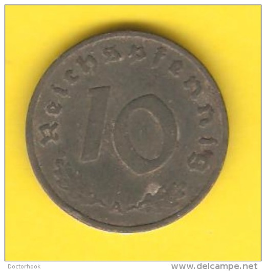 GERMANY  10 REICHSPFENNIG 1943 A (KM # 101) - 10 Reichspfennig