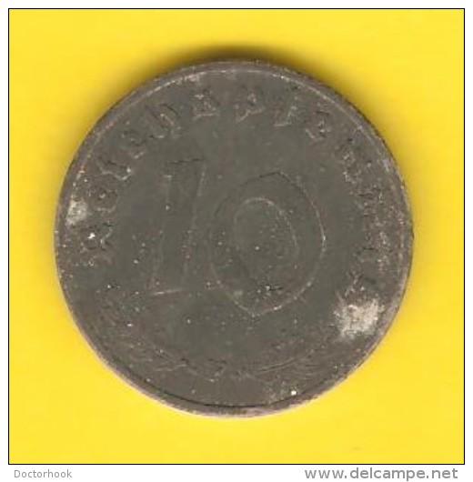 GERMANY  10 REICHSPFENNIG 1943 F (KM # 101) - 10 Reichspfennig