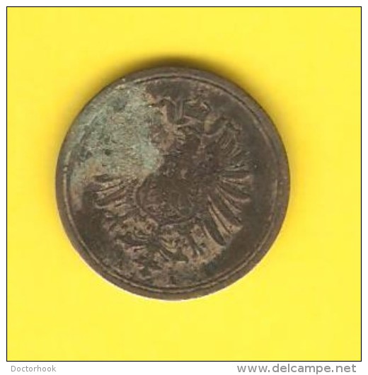 GERMANY  1 PFENNIG 1875 A (KM # 1) - 1 Pfennig