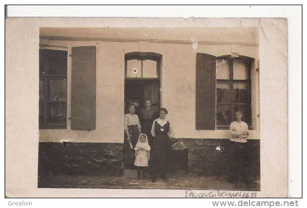 FAUQUEMBERGUES (PAS DE CALAIS ) CARTE PHOTO FAMILIALE 1917 - Fauquembergues