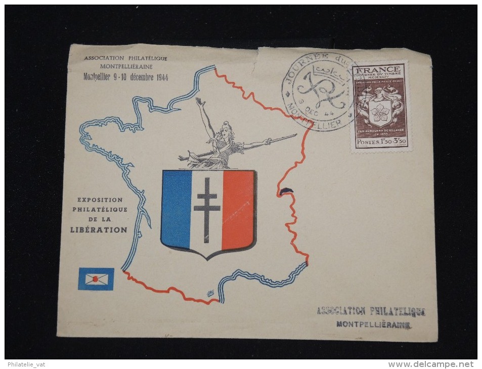 FRANCE - Enveloppe Locale De La Journée Du Timbre De Montpellier En 1944 - à Voir P8682 - ....-1949