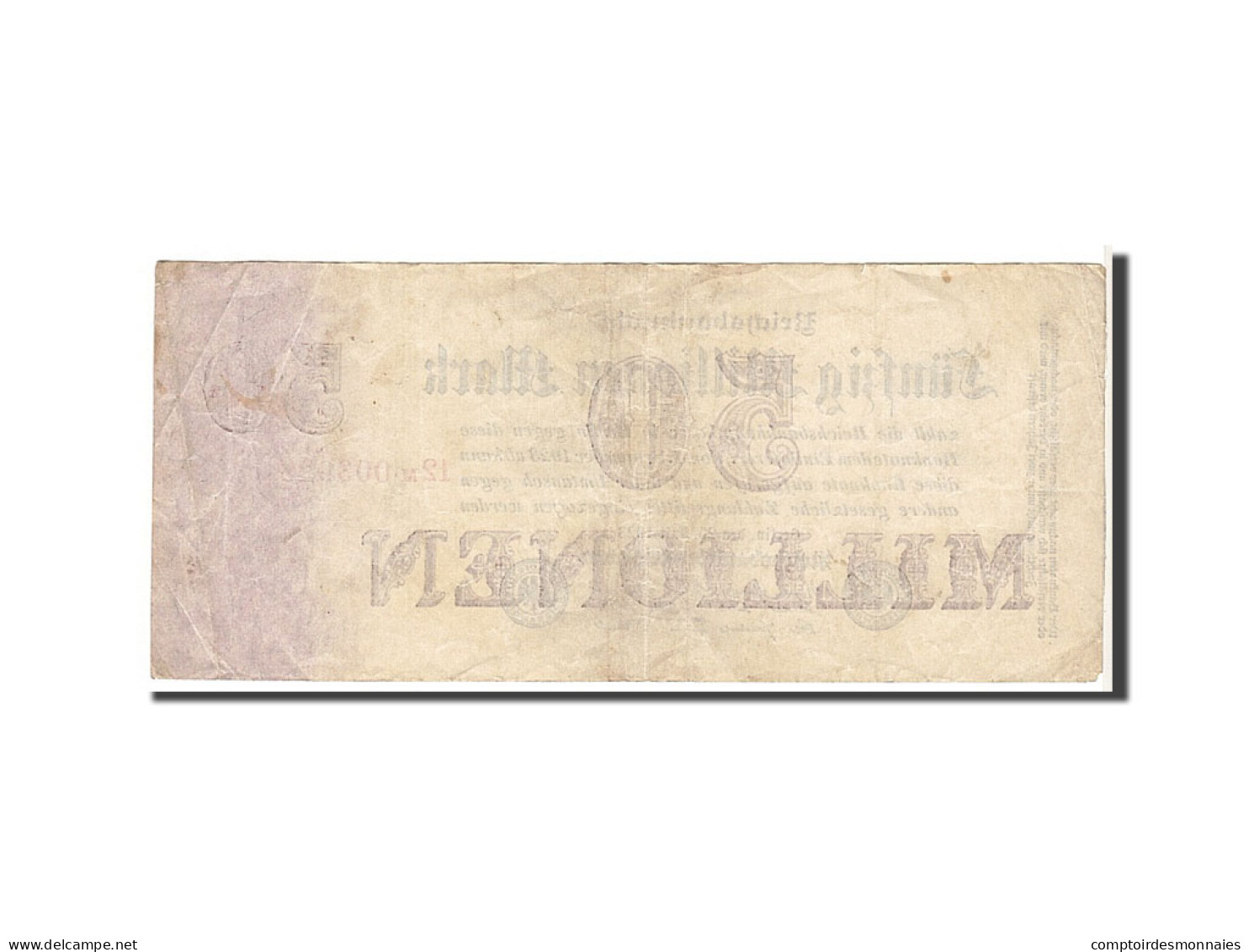 Billet, Allemagne, 50 Millionen Mark, 1923, KM:109a, TTB - 50 Millionen Mark