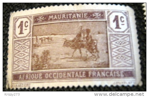 Mauritania 1913 Desert Landscape 1c - Used - Usati