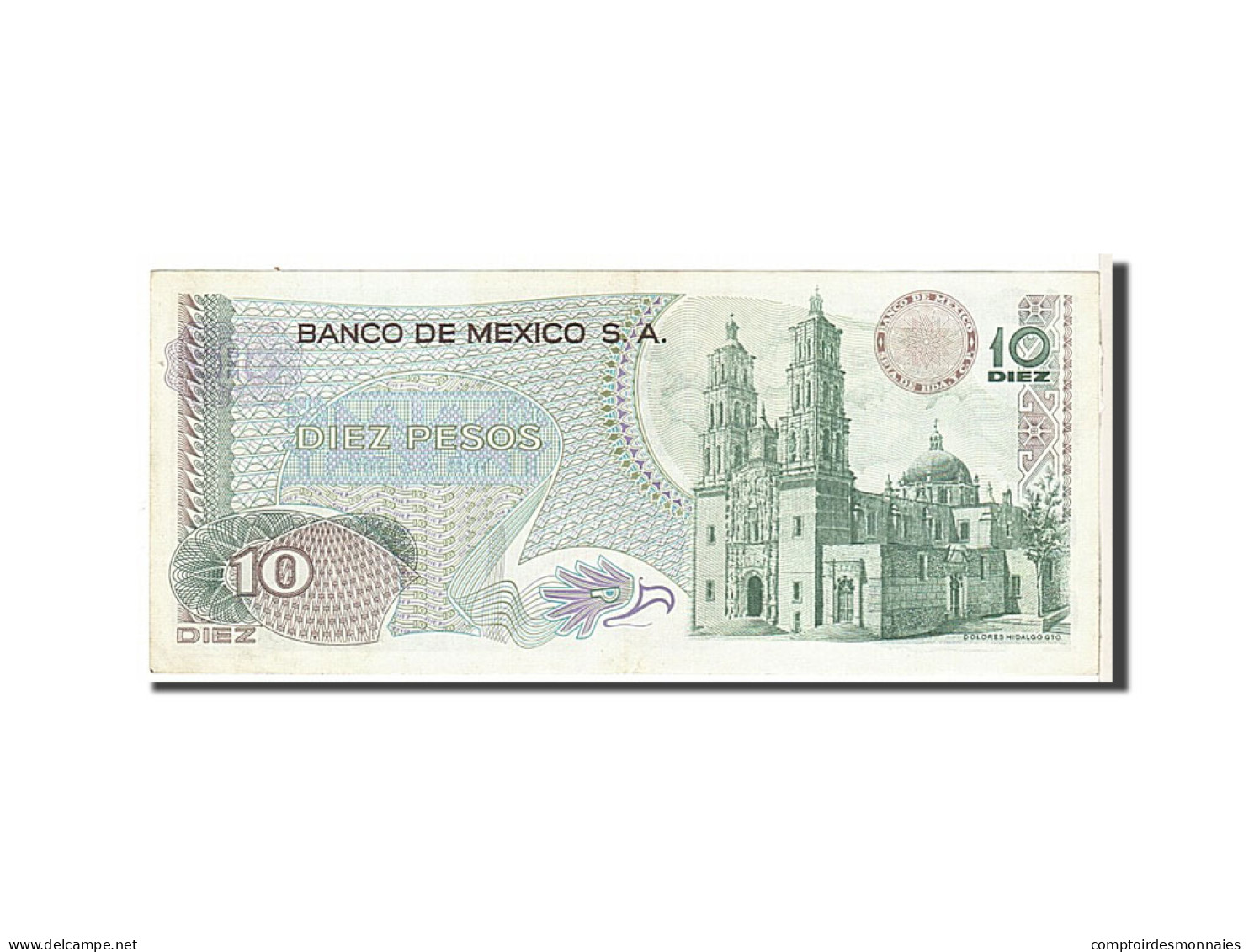 Billet, Mexique, 10 Pesos, 1971, KM:63d, SUP - Mexique