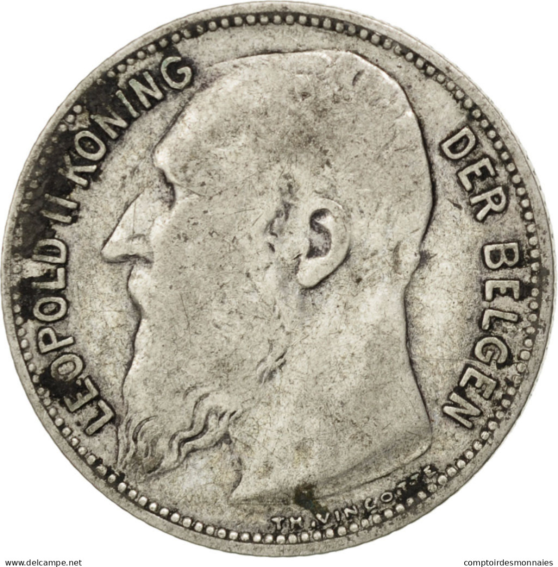 Monnaie, Belgique, Franc, 1904, TB, Argent, KM:57.1 - 1 Franc