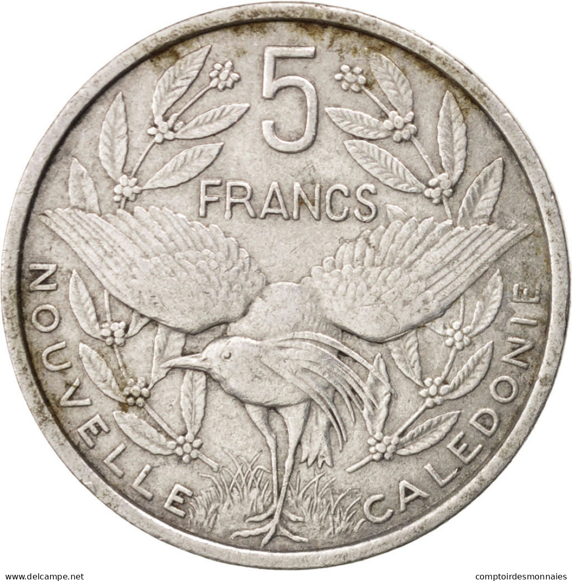 Monnaie, Nouvelle-Calédonie, 5 Francs, 1952, TTB, Aluminium, KM:4, Lecompte:71 - New Caledonia