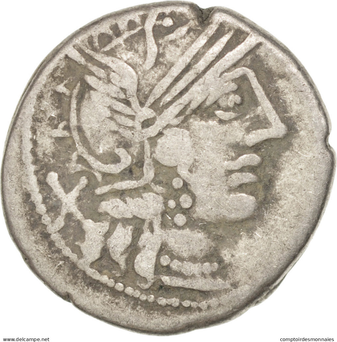Monnaie, Porcia, Denier, Rome, TB, Argent - République (-280 à -27)
