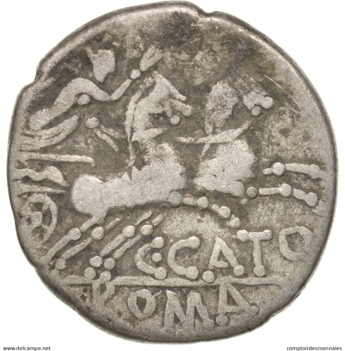 Monnaie, Porcia, Denier, Rome, TB, Argent - Republic (280 BC To 27 BC)